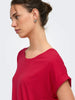 T-shirt Only couleur rouge — vue 3