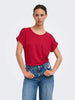 T-shirt Only couleur rouge
