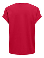 T-shirt Only couleur rouge — vue 5