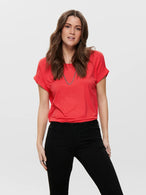 T-shirt Only couleur corail