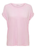 T-shirt Only couleur rose — vue 4