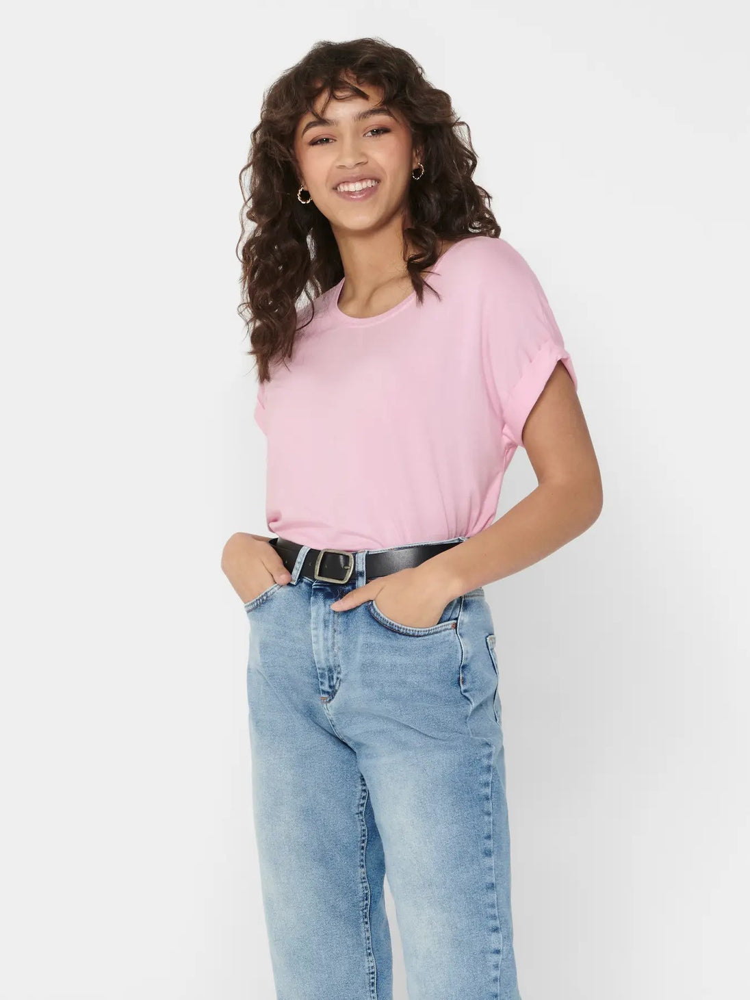 T-shirt Only couleur rose