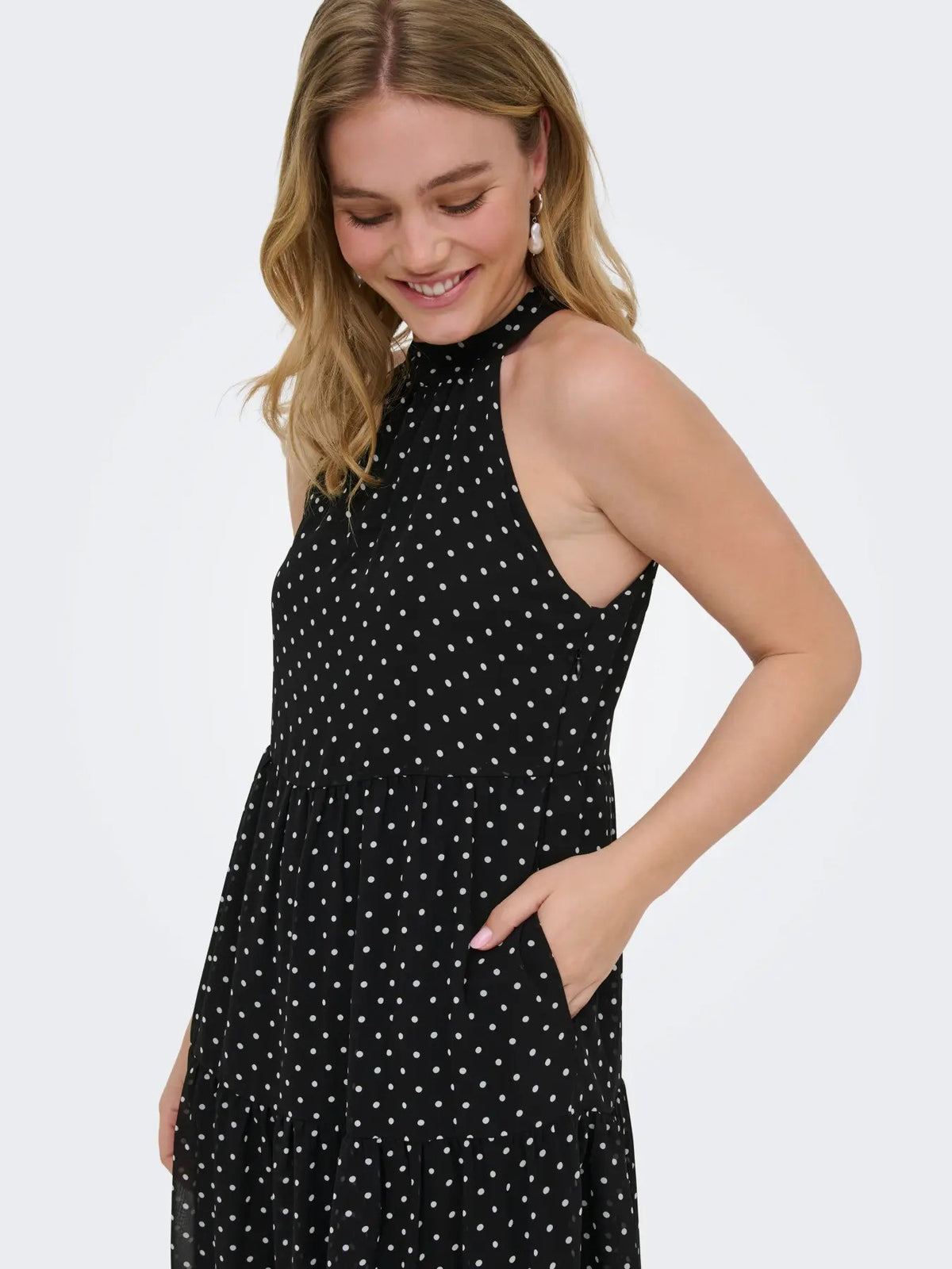 Robe Only couleur noir — vue 3