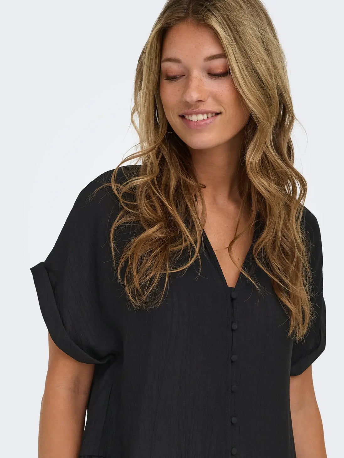 Robe Only couleur noir — vue 3