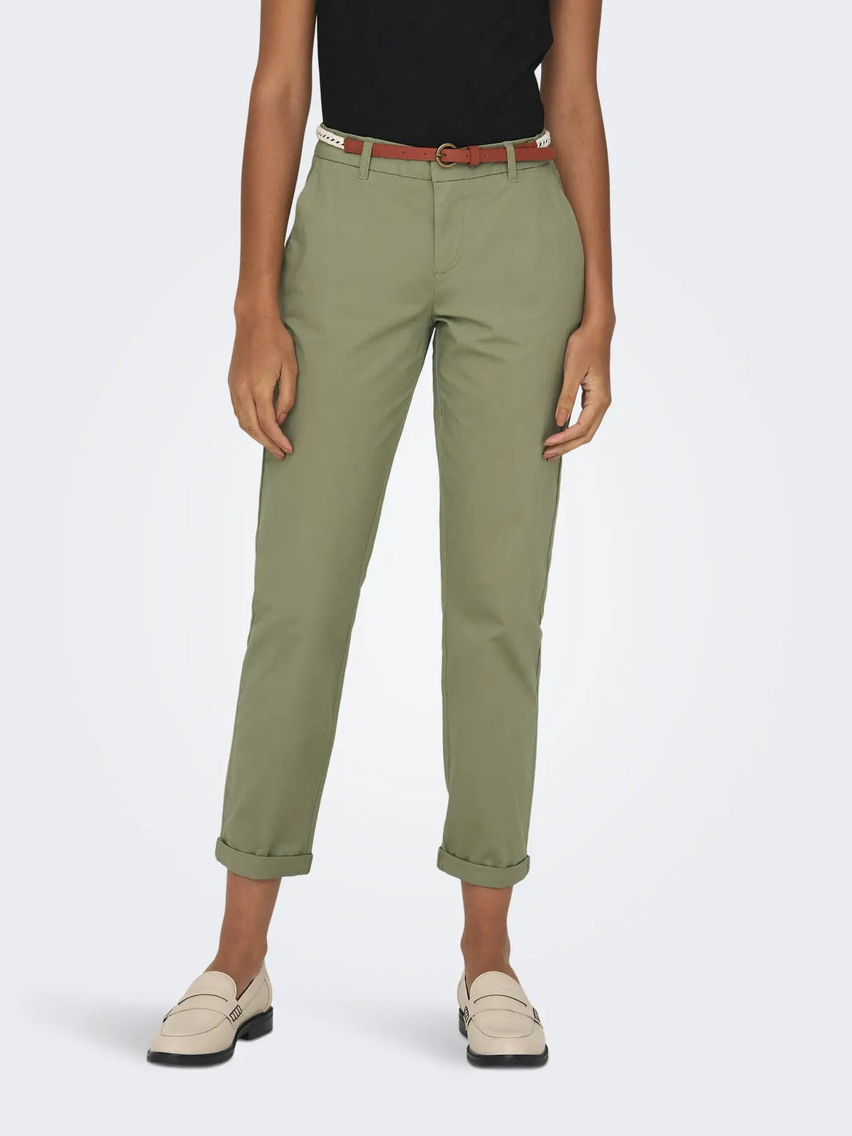 Pantalon Only couleur vert