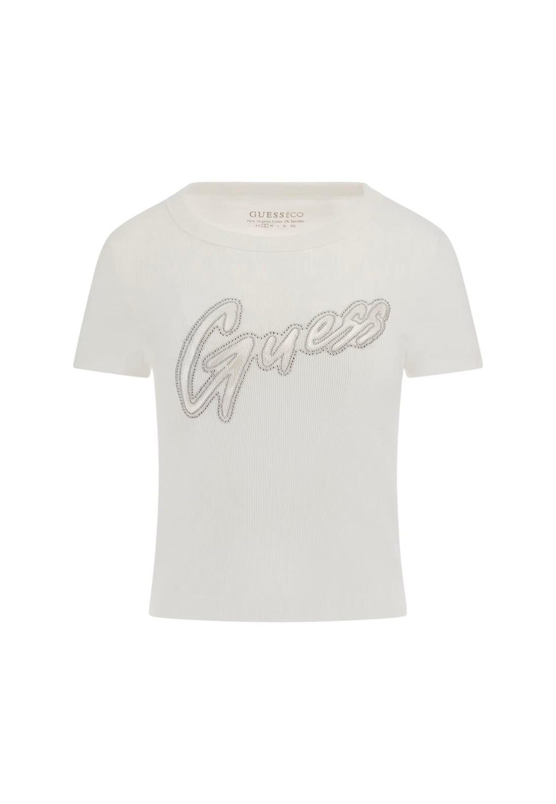 T-shirt Guess couleur blanc — vue 5