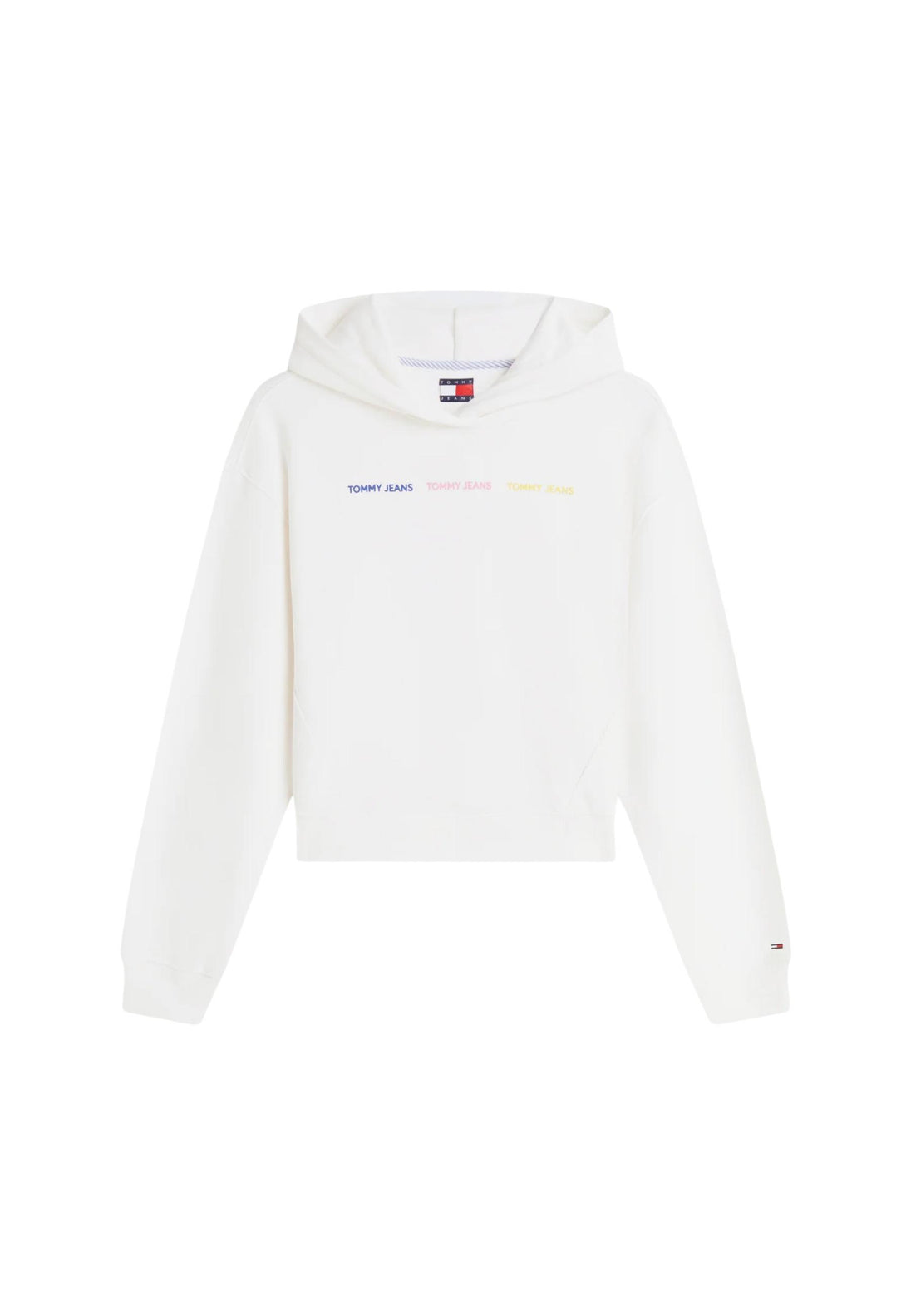 Sweat Tommy Hilfiger Jeans couleur blanc — vue 2