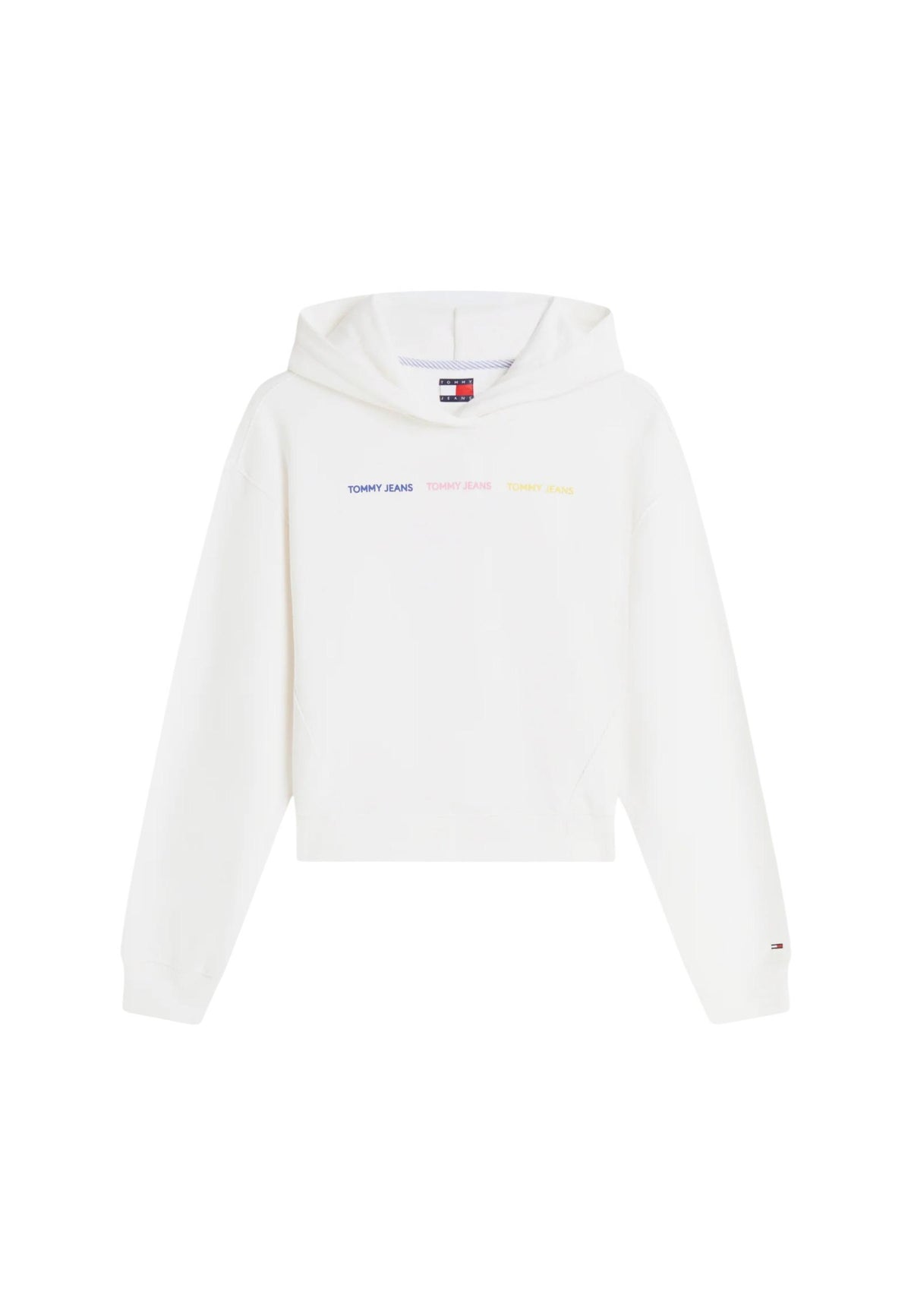 Sweat Tommy Hilfiger Jeans couleur blanc — vue 2