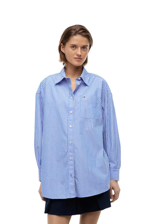Chemise Tommy Hilfiger Jeans couleur bleu