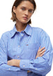 Chemise Tommy Hilfiger Jeans couleur bleu — vue 3