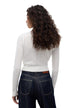 Cardigan Tommy Hilfiger Jeans couleur blanc — vue 4