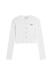 Cardigan Tommy Hilfiger Jeans couleur blanc — vue 5