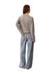 Pull Calvin Klein Jeans couleur gris — vue 3