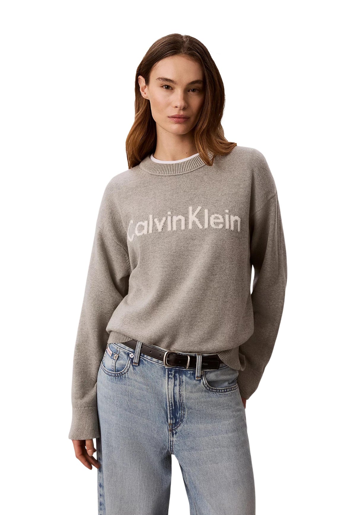 Pull Calvin Klein Jeans couleur gris