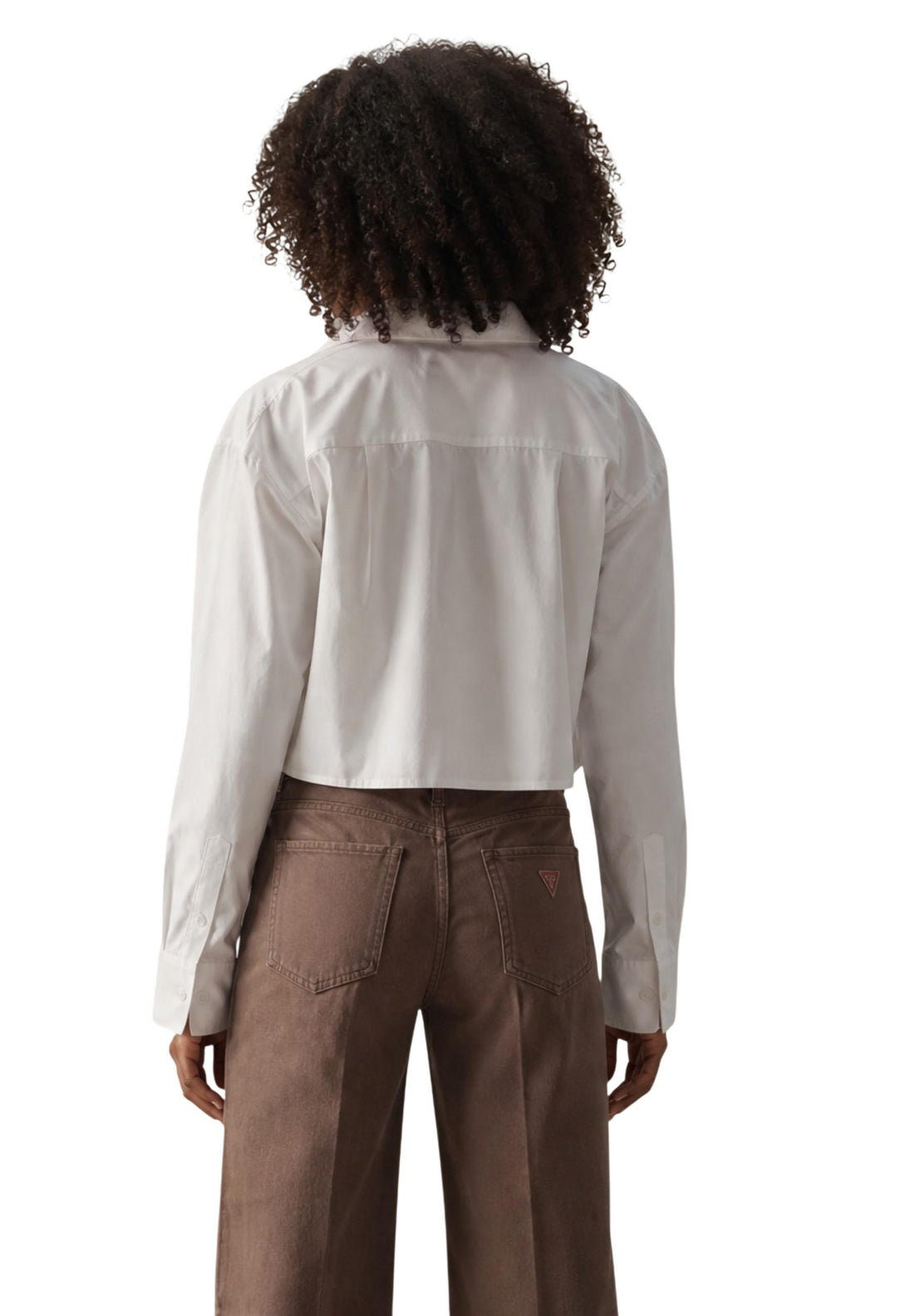 Chemise Calvin Klein Jeans couleur blanc — vue 5