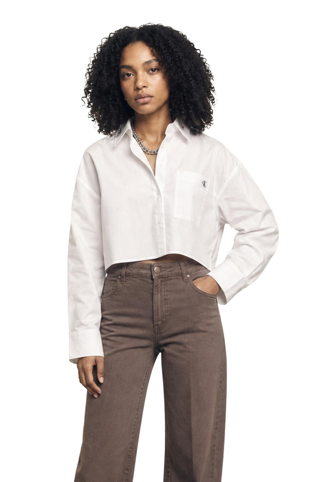 Chemise Calvin Klein Jeans couleur blanc
