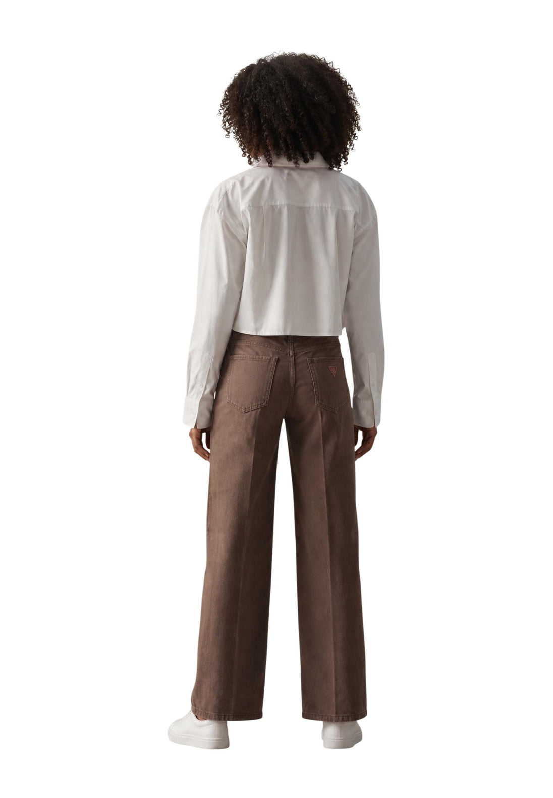 Chemise Calvin Klein Jeans couleur blanc — vue 4