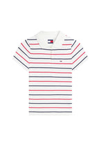 Polo Tommy Hilfiger Jeans couleur blanc — vue 5
