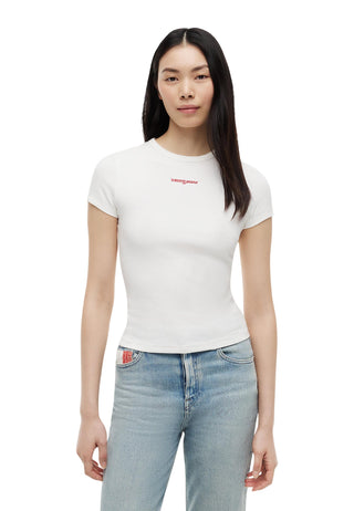 T-shirt Tommy Hilfiger Jeans couleur blanc