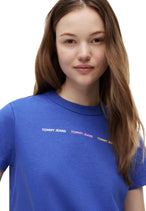 T-shirt Tommy Hilfiger Jeans couleur bleu — vue 2
