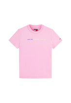 T-shirt Tommy Hilfiger Jeans couleur rose — vue 5