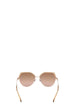 Lunettes de soleil Guess couleur beige — vue 5