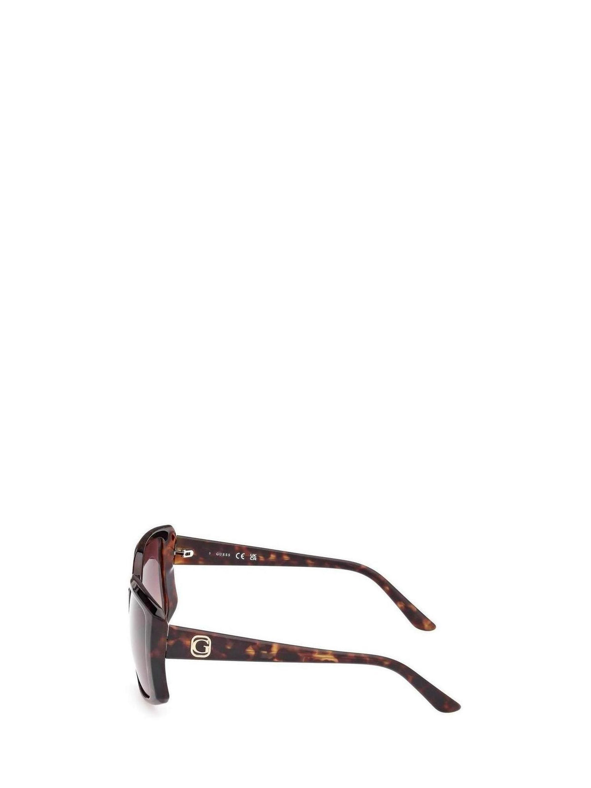 Lunettes de soleil Guess couleur marron — vue 2