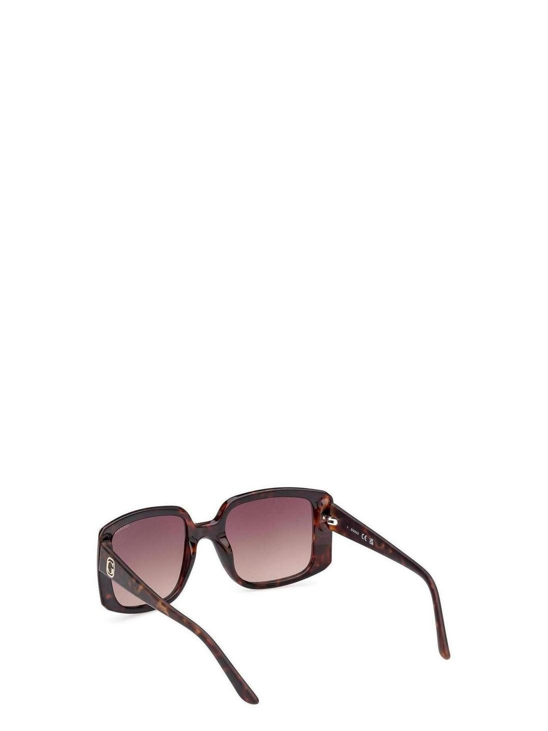 Lunettes de soleil Guess couleur marron — vue 3