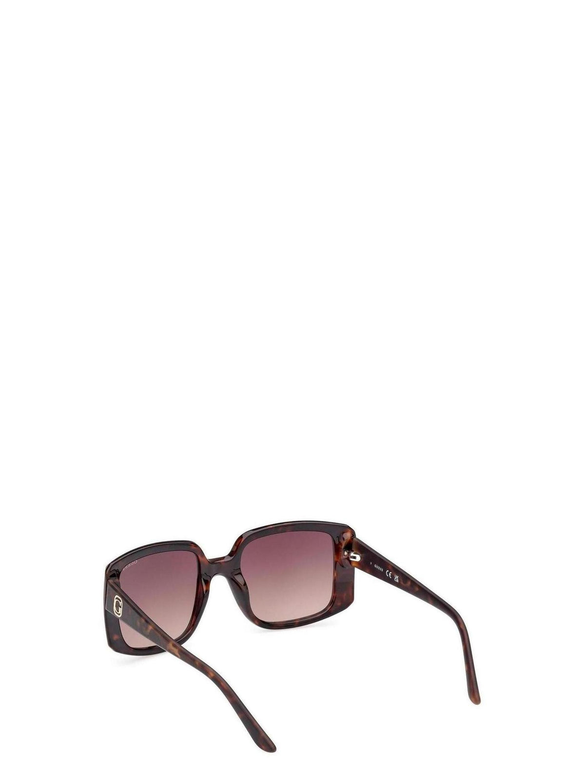 Lunettes de soleil Guess couleur marron — vue 3