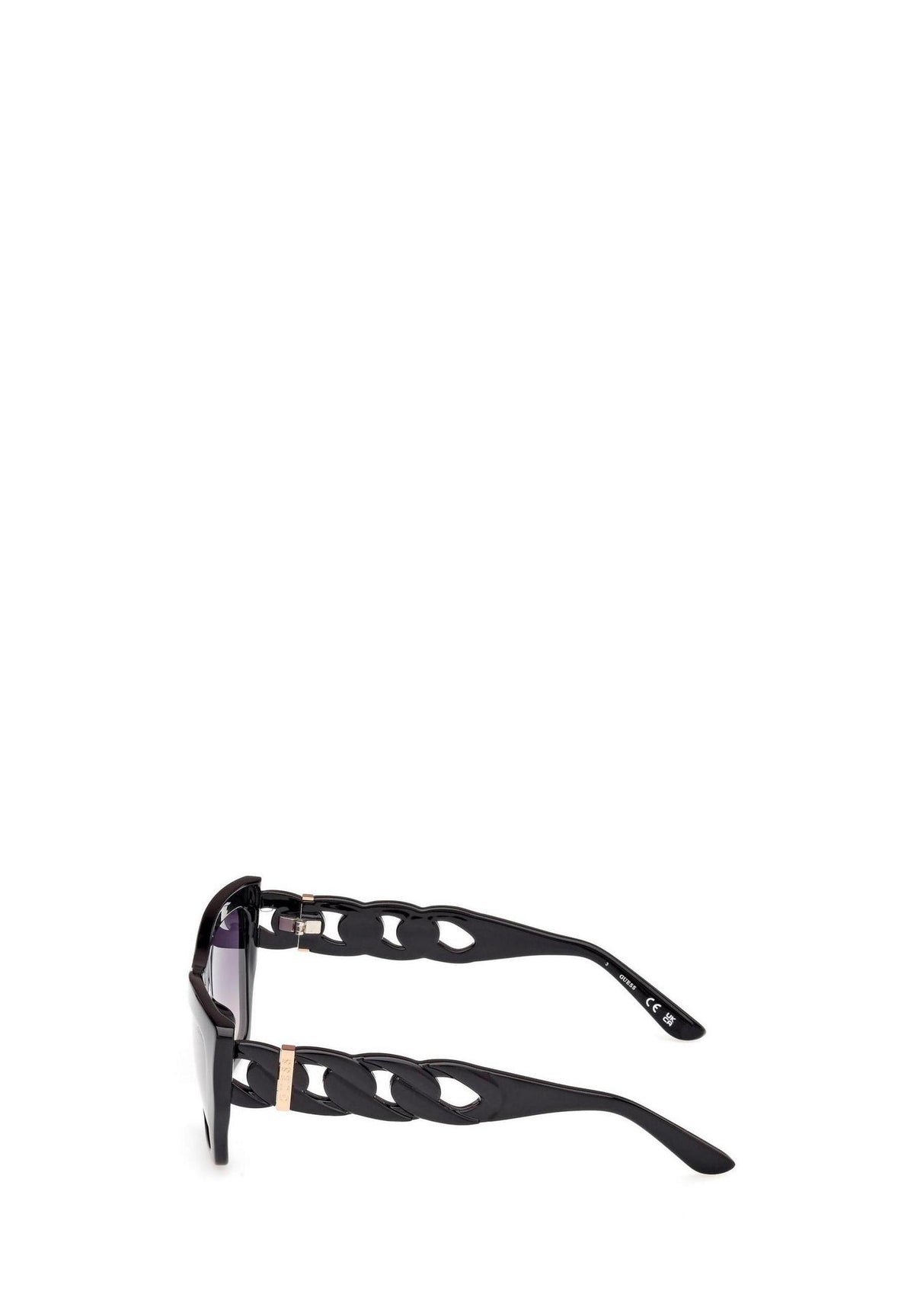Lunettes de soleil Guess couleur noir — vue 2