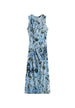 Robe Desigual couleur bleu azur — vue 2