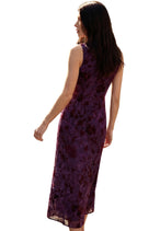 Robe Desigual couleur violet — vue 5