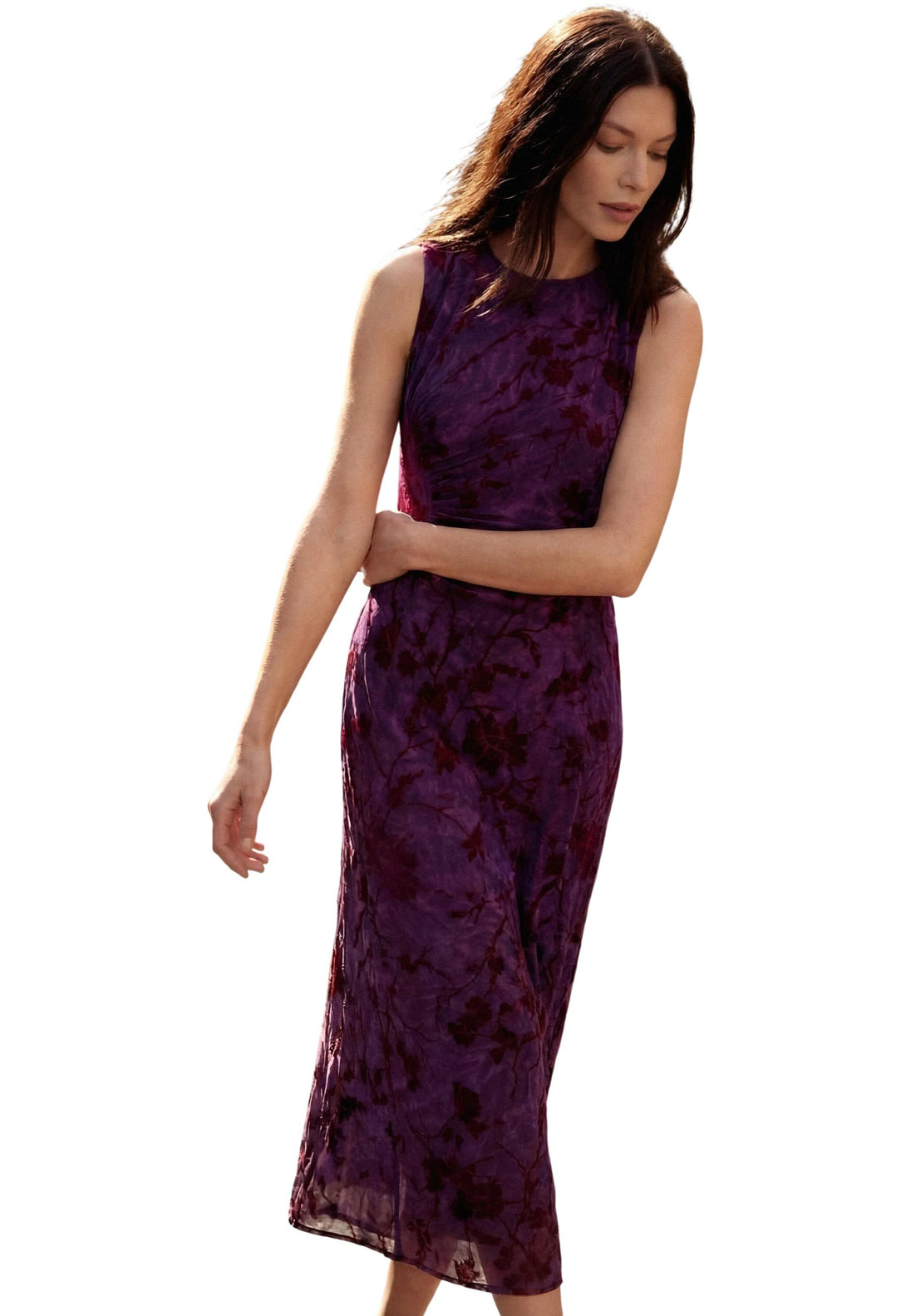 Robe Desigual couleur violet — vue 3