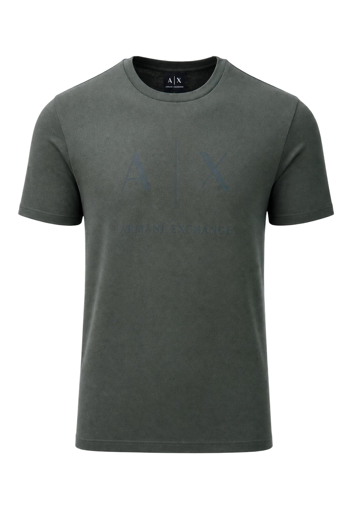 T-shirt Armani Exchange couleur vert — vue 3