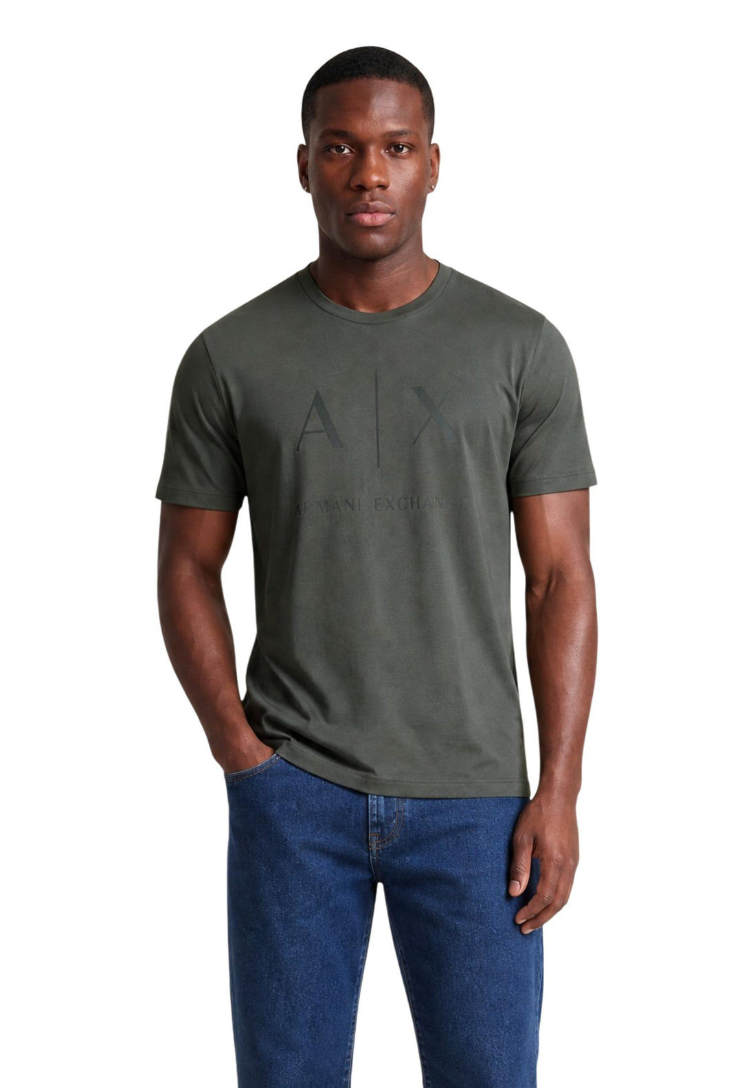 T-shirt Armani Exchange couleur vert