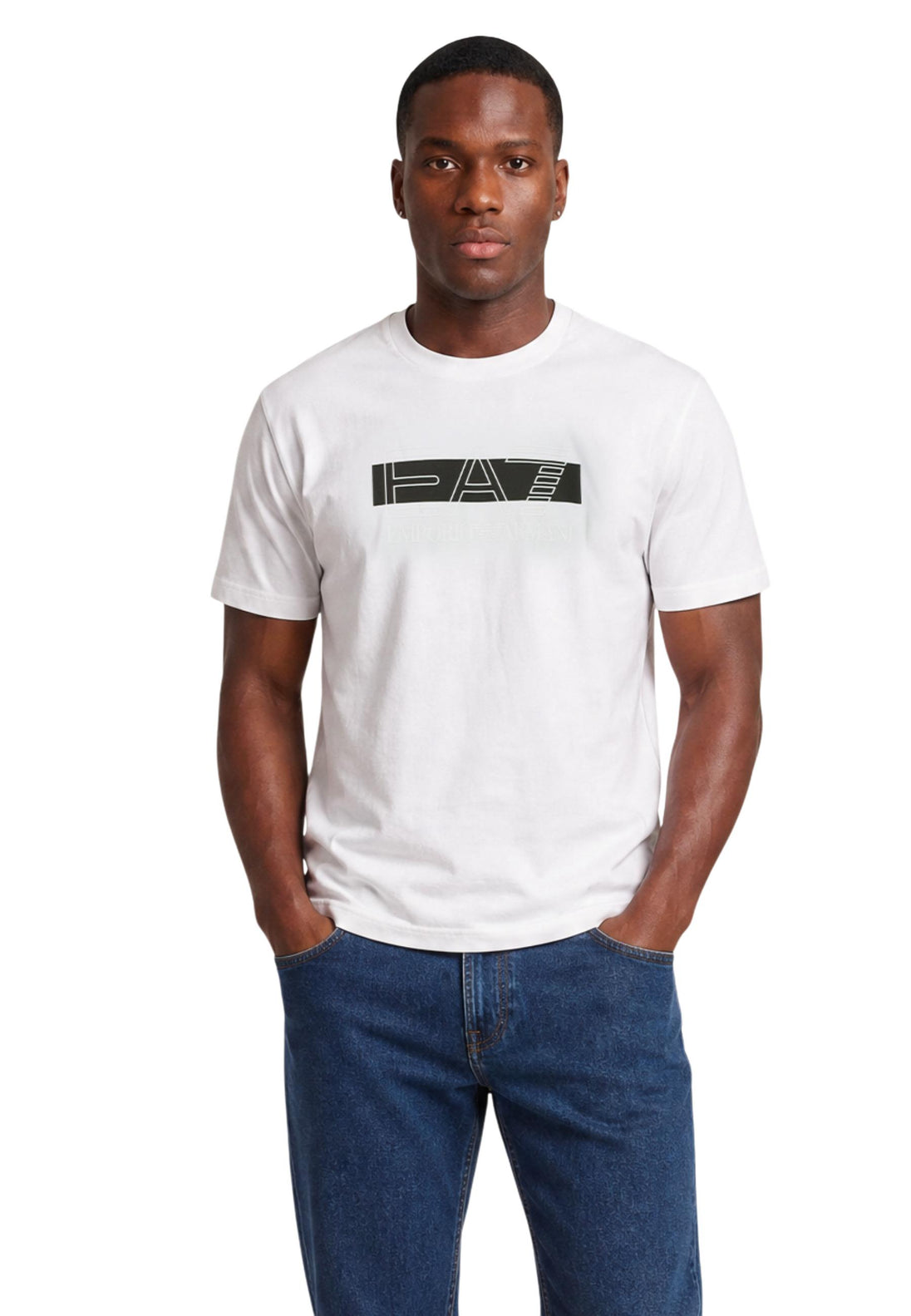 T-shirt Ea7 couleur blanc