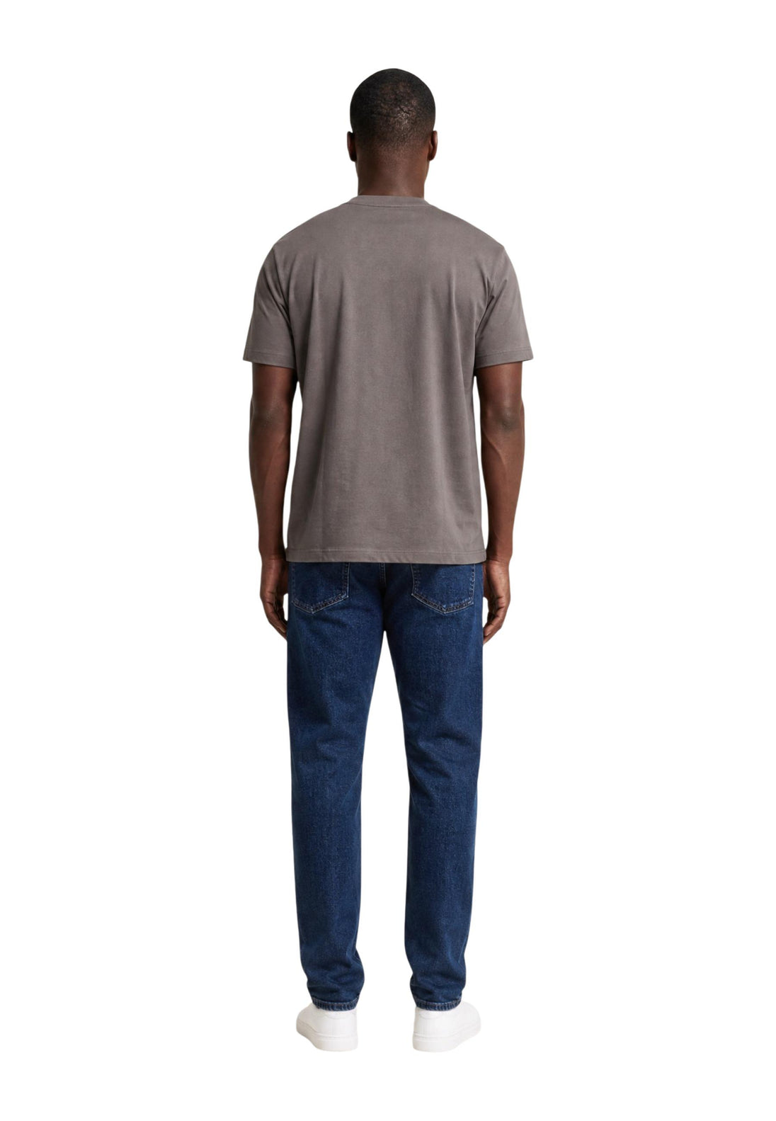 T-shirt Armani Exchange couleur marron — vue 4