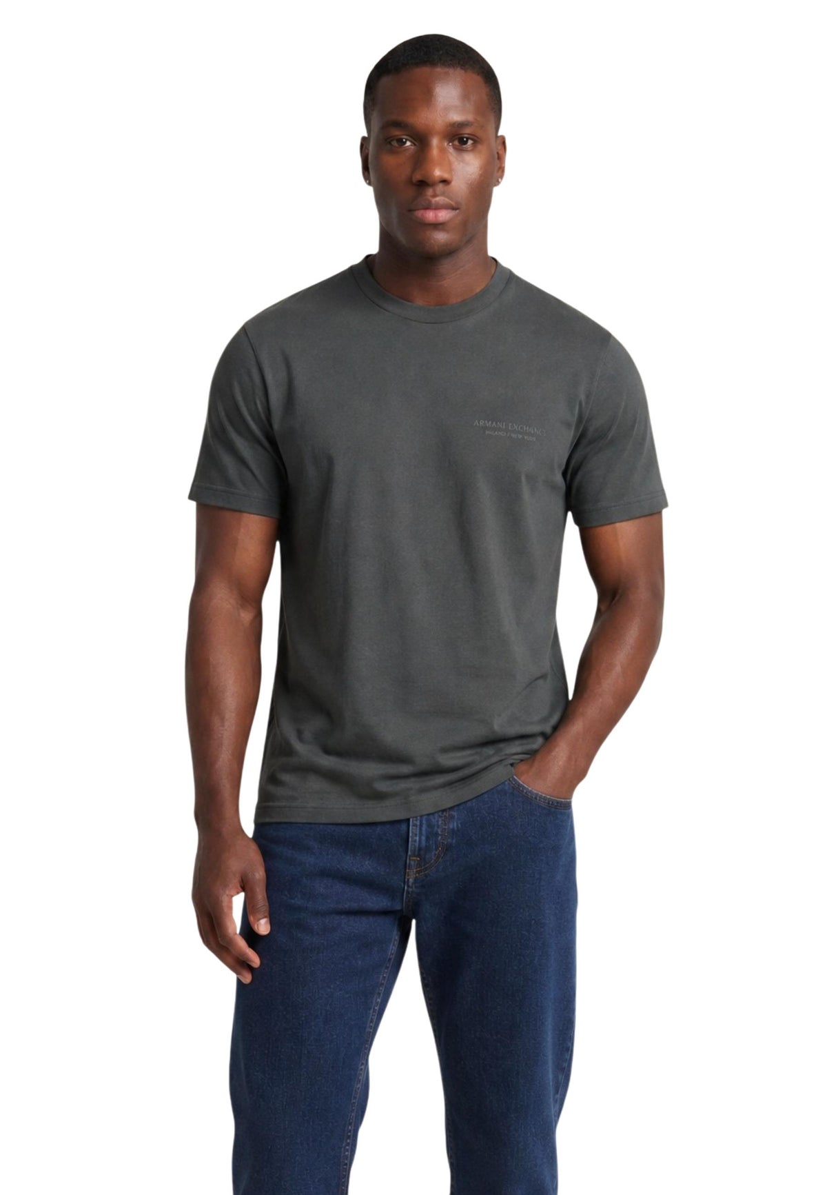 T-shirt Armani Exchange couleur gris