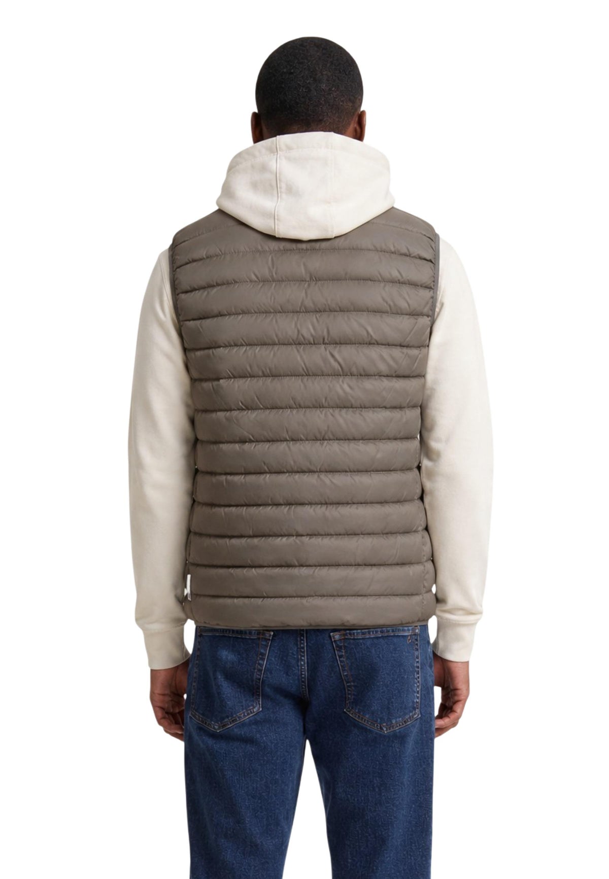 Gilet Armani Exchange couleur marron — vue 4