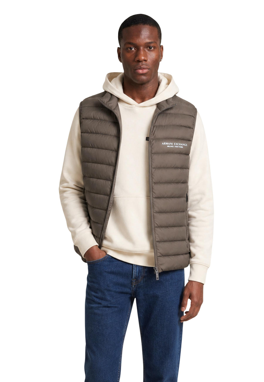 Gilet Armani Exchange couleur marron