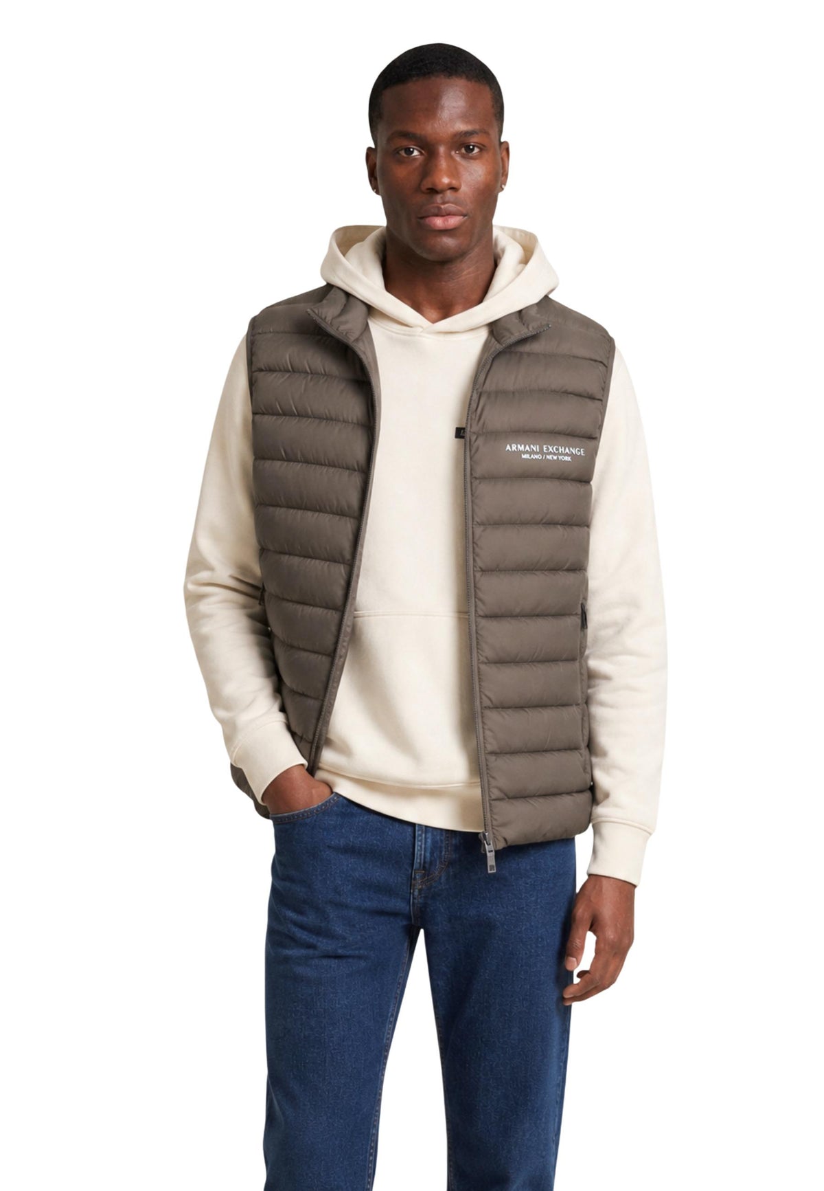 Gilet Armani Exchange couleur marron