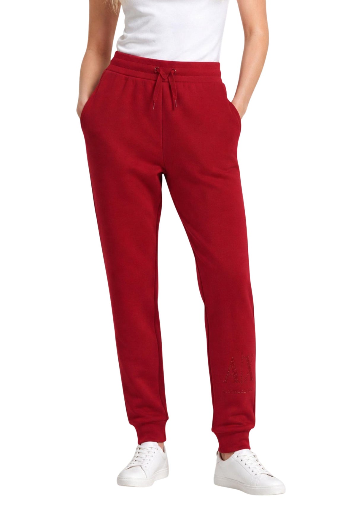 Pantalon Armani Exchange couleur rouge
