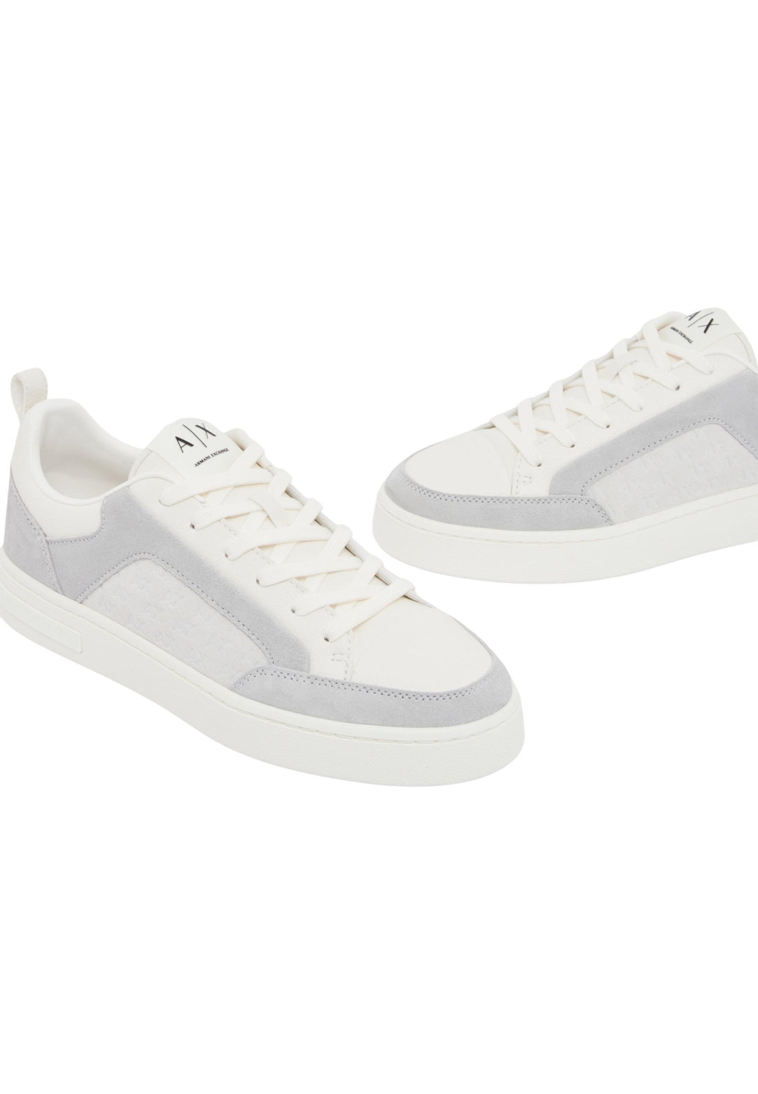 Baskets Armani Exchange couleur blanc — vue 3