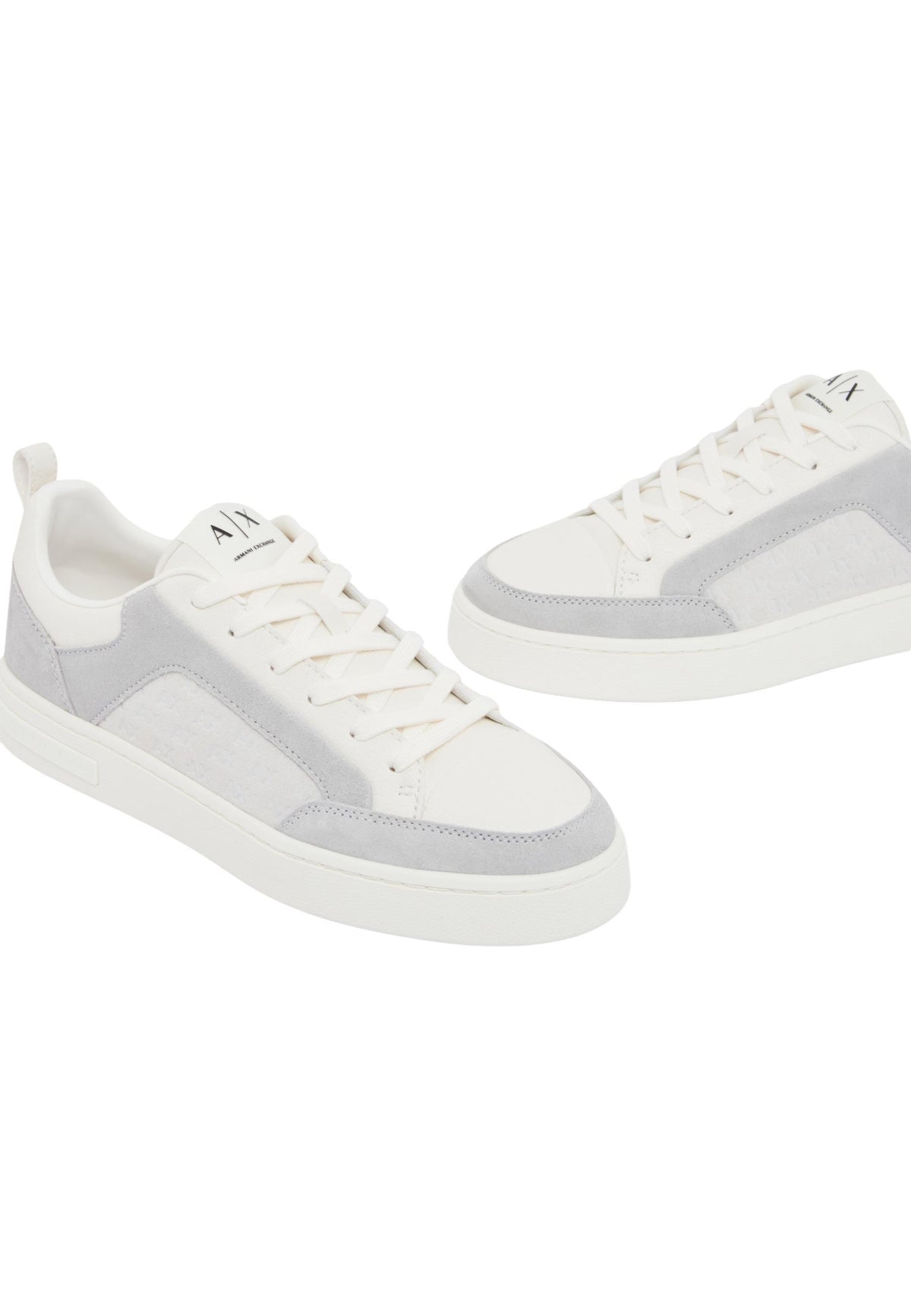 Baskets Armani Exchange couleur blanc — vue 3
