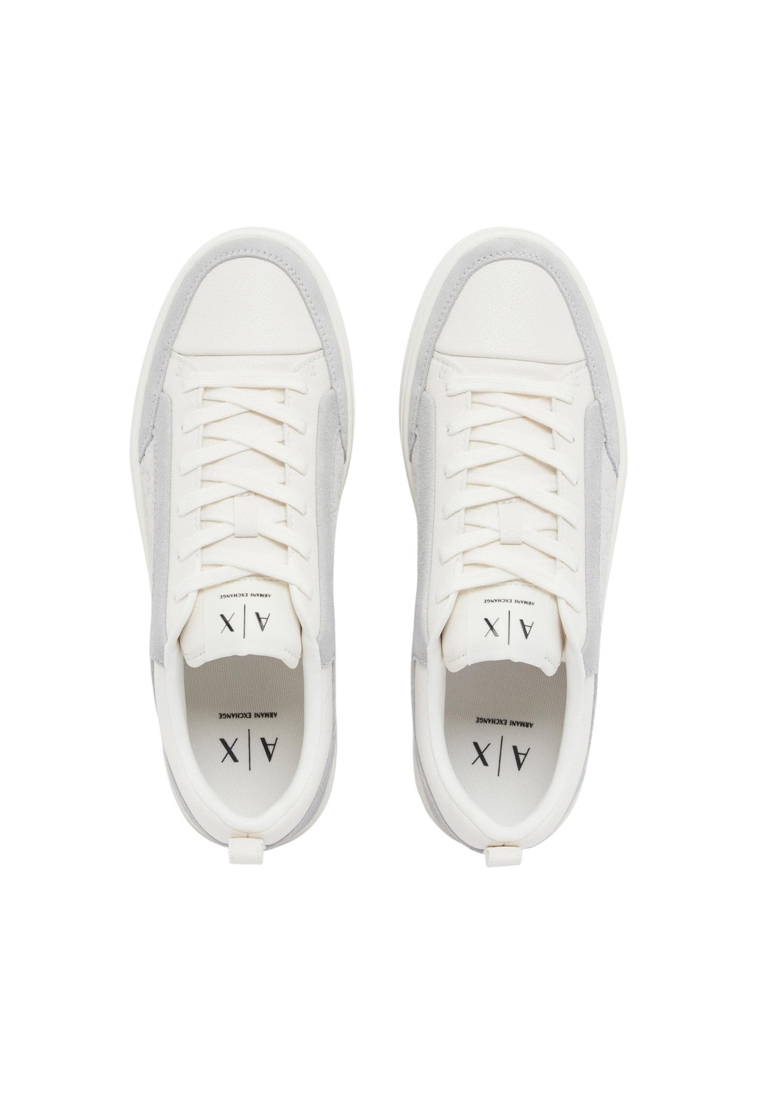Baskets Armani Exchange couleur blanc — vue 2