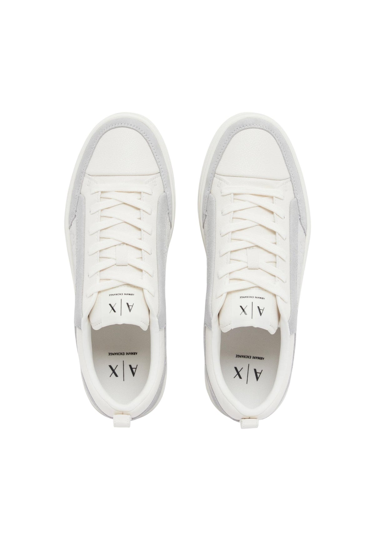 Baskets Armani Exchange couleur blanc — vue 2
