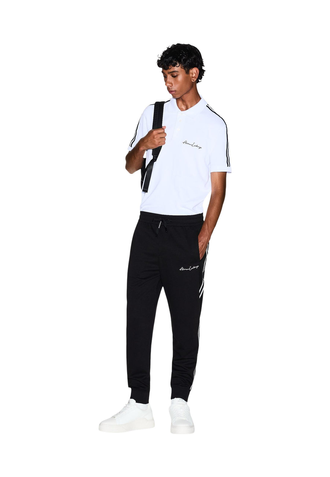 Pantalon Armani Exchange couleur noir — vue 5