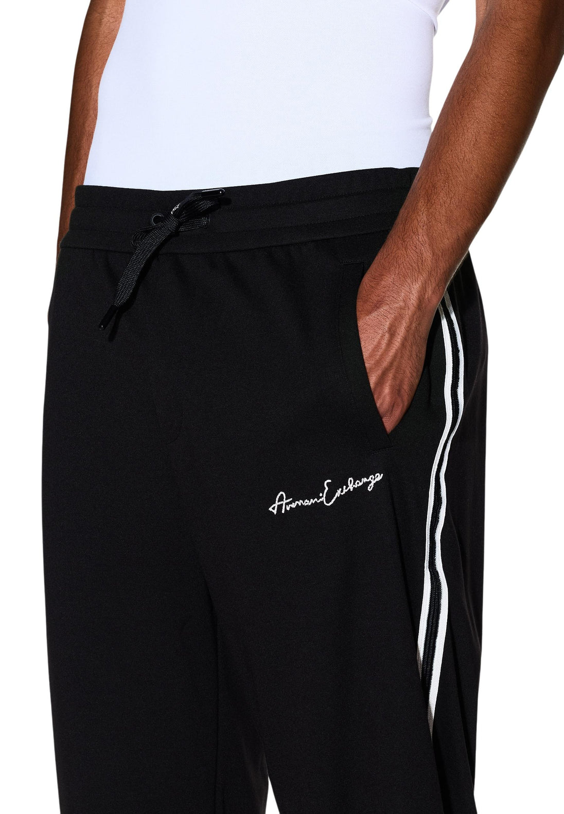 Pantalon Armani Exchange couleur noir — vue 4