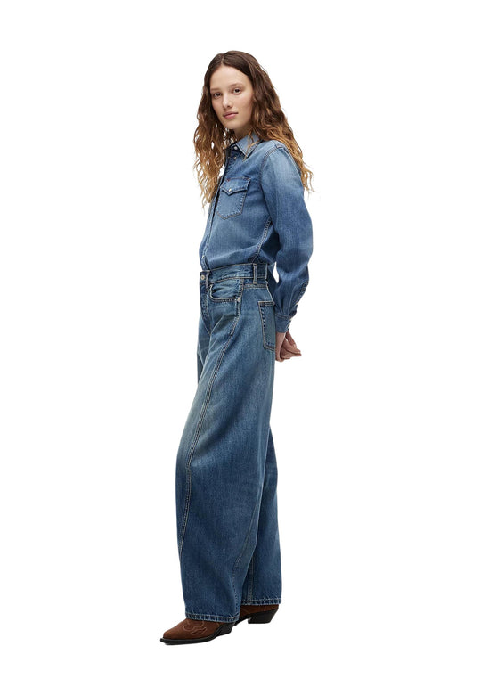 Jean Tommy Hilfiger Jeans couleur bleu — vue 2