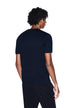 T-shirt Armani Exchange couleur bleu — vue 2